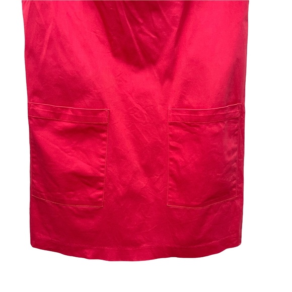 Calvin Klein Women's V Neck with Lace Dress in Bright Pink size 6P/SP - Picture 5 of 10